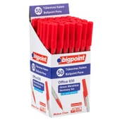 Bigpoint Tükenmez Kalem Office 1.0mm Kırmızı 50'li Kutu - 3