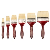 Bigpoint 105 Serisi Doğal Kıl Yassı Zemin Fırçası No: 4" 12'li Kutu thumbnail 1