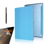 Gpack Apple iPad Air 10.9 2022 5.Nesil Kılıf Smart Cover Kapaklı Standlı Uyku Modlu sm3  Nano  Kalem - 9