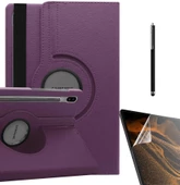 Gpack Samsung Galaxy Tab S7 Fe T733 Kılıf Kapaklı Standlı 360 Dönebilen Koruma dn22  Nano  Kalem - 5