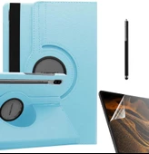 Gpack Samsung Galaxy Tab S7 Fe T733 Kılıf Kapaklı Standlı 360 Dönebilen Koruma dn22  Nano  Kalem - 6