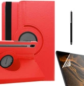 Gpack Samsung Galaxy Tab S7 Fe T733 Kılıf Kapaklı Standlı 360 Dönebilen Koruma dn22  Nano  Kalem - 4