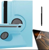 Gpack Samsung Galaxy Tab S7 Plus T970 Kılıf Kapaklı Standlı 360 Dönebilen Koruma dn22  Nano  Kalem thumbnail 6