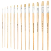 Bigpoint 258F Serisi Doğal Kıl Düz Kesik Fırça No: 4 12'li Kutu thumbnail 1