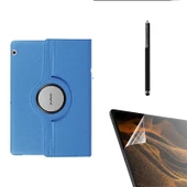 Gpack Huawei T3 10 inç Kılıf Kapaklı Standlı 360 Dönebilen Koruma dn22  Nano  Kalem - 6