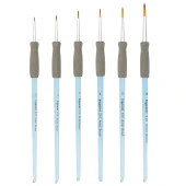 Bigpoint 510 Serisi Sentetik Kıl Akrilik Sap Yuvarlak Fırça No: 2 12'li Kutu thumbnail 1