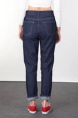 Boyfriend İndigo Kadın Jean Pantolon thumbnail 5