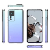 Gpack Xiaomi 12T Kılıf Coss Şeffaf Sert Kapak Silikon 5mm  Nano Glass - 4