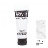 Bigpoint Akrilik Boya 75 ml Zinc White 103 thumbnail 1