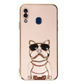 Gpack Samsung Galaxy A20 Kılıf Kamera Korumalı Köpek Desenli Standlı Silikon thumbnail 7