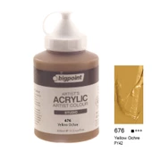 Bigpoint Akrilik Boya 500 ml Yellow Ochre 676 thumbnail 1
