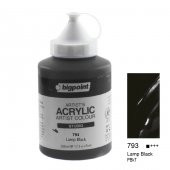 Bigpoint Akrilik Boya 500 ml Lamp Black 793 thumbnail 1