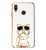 Gpack Huawei Y6 2019 Kılıf Kamera Korumalı Köpek Desenli Standlı Silikon thumbnail 6