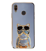 Gpack Huawei Y6 2019 Kılıf Kamera Korumalı Köpek Desenli Standlı Silikon thumbnail 5