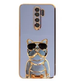 Gpack Xiaomi Redmi Note 8 Pro Kılıf Kamera Korumalı Köpek Desenli Standlı Silikon - 5