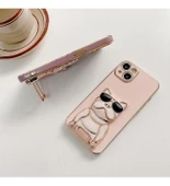 Gpack Xiaomi Redmi Note 8 Pro Kılıf Kamera Korumalı Köpek Desenli Standlı Silikon - 3