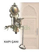 Melek kapı çanı pirinç malzeme dekoratif vintage dış kapı aksesuar sarı - 1