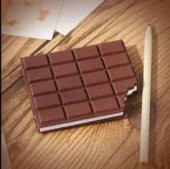 Chocolate Notebook Çikolata Kokulu Harika Kare Çikolata Not Defteri - 2
