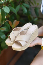 Lima Nude Cilt Dolgu Topuk Terlik - 1