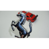 S F Ferrari Horse At Logo Krom Metal Bagaj Logo Amblem Arma - 2