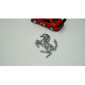 S F Ferrari Horse At Logo Krom Metal Bagaj Logo Amblem Arma - 3