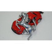 S F Ferrari Horse At Logo Krom Metal Bagaj Logo Amblem Arma - 4
