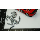 S F Ferrari Horse At Logo Krom Metal Bagaj Logo Amblem Arma - 5
