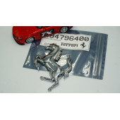 S F Ferrari Horse At Logo Krom Metal Bagaj Logo Amblem Arma - 6