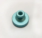 Mührü Mumu Damga 30mm Yuvarlak Boş Alüminyum Turkuaz Eloksal Kafa thumbnail 5