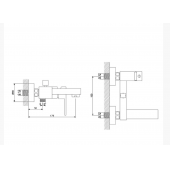 NEWARC CUBİC BANYO BATARYASI EKSİTME BAKIR - 2