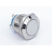 IC-182 D98 Buton Metal Düz 19mm PBS28B-2 - 1