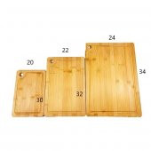 Rossel Premium 3lü Bambu Kesim Panosu MİEN-375 - 1