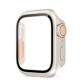 Apple Watch 7/8/9 41mm Watch Ultra Görünümlü Kasa Dönüştürücü Ekran Koruyucu 25 thumbnail 12