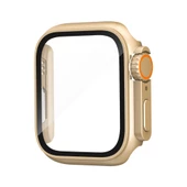 Apple Watch 7/8/9 41mm Watch Ultra Görünümlü Kasa Dönüştürücü Ekran Koruyucu 25 thumbnail 4