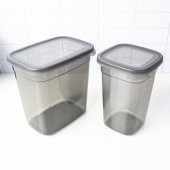 4 Adet 1,1 Lt + 4 Adet 1,85 Lt 8 Parça Yeni Nesil Saklama Kabı Seti - 1