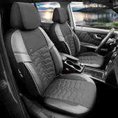 Otom Elegance Design Premium Özel Tasarım Oto Koltuk Kılıfı  Siyah-Füme - 2