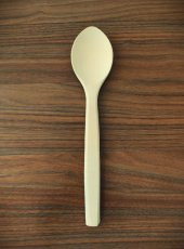 El İşçiliği Doğal Gürgen Ağacı Ahşap Lüks Derin Kaşık 27CM - 1