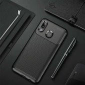 Samsung Galaxy A20 Kılıf Focus Karbon Kamera Korumalı Silikon Kılıf - 2