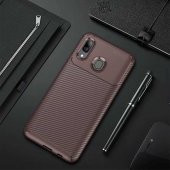 Samsung Galaxy A20 Kılıf Focus Karbon Kamera Korumalı Silikon Kılıf - 3