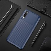 Samsung Galaxy A50 Kılıf Focus Karbon Kamera Korumalı Silikon Kılıf - 1