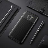 Samsung Galaxy J6 Kılıf Focus Karbon Kamera Korumalı Silikon Kılıf - 2