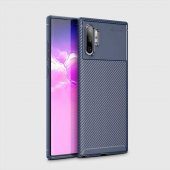 Samsung Galaxy Note 10 Plus Kılıf Focus Karbon Kamera Korumalı Silikon Kılıf - 1