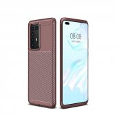 Huawei P40 Pro Kılıf Focus Karbon Kamera Korumalı Silikon Kılıf - 3