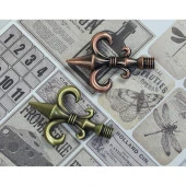 Mum Mühür Damga Kolu Döküm Metal Mühür Sapı Bakır Zambak thumbnail 12