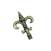 Mum Mühür Damga Kolu Döküm Metal Mühür Sapı Bronz Zambak thumbnail 1