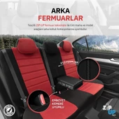 Otom Comfortline Series Universal Tay Tüyü Oto Koltuk Kılıfı  Kırmızı - 5