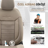 Otom Comfortline Series Universal Tay Tüyü Oto Koltuk Kılıfı  Bej - 3