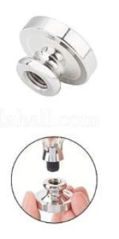 Boş Mum Mühür Gümüş Damga Kafası Yuvarlak 30mm Bronz thumbnail 6