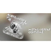 Açılı T Bağlantı Çektirme Şeffaf Plastik Köşe Birleştirme Kelebek (10 ADET) - 3