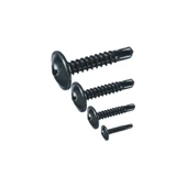 Rysb 4,8x16 mm 100 Adet Siyah Pul Başlı Matkap Uçlu Vida Otomatik Vida - 1